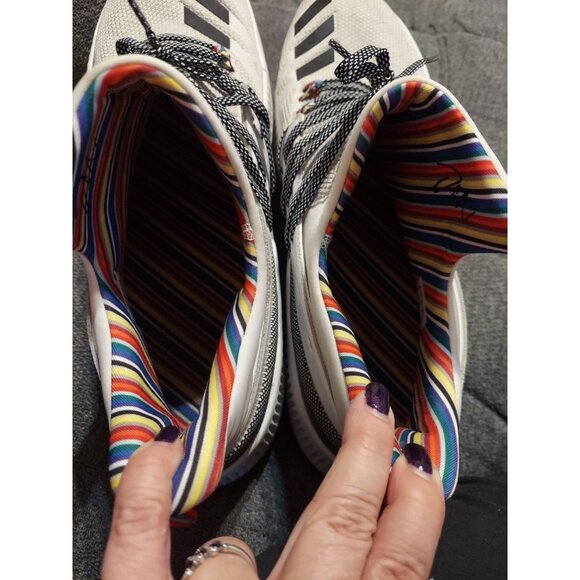 ADIDAS DAME LILLARD 3 ARTHUR ASHE #BY3474 SHOES MEN SIZE 16 Basketball NBA - Picture 16 of 16